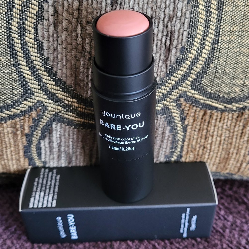 NIB Younique Bare You All-in-One Color Stick in Peony Pink